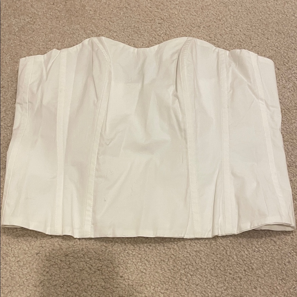Matthildur white corset top